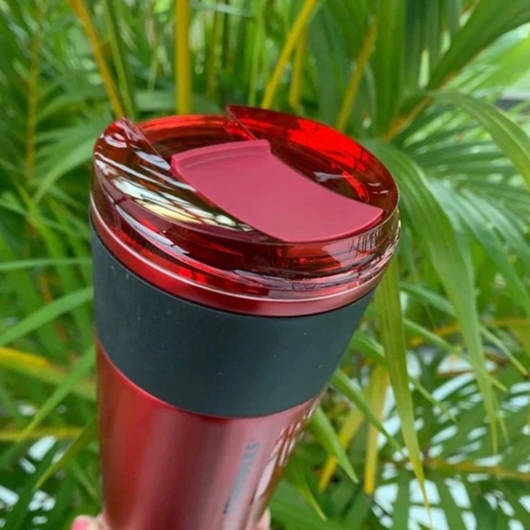 Starbucks Limited Release Candy Apple Red Stainless Steel Cold Brew Cup Tumbler - Picture 3 of 7